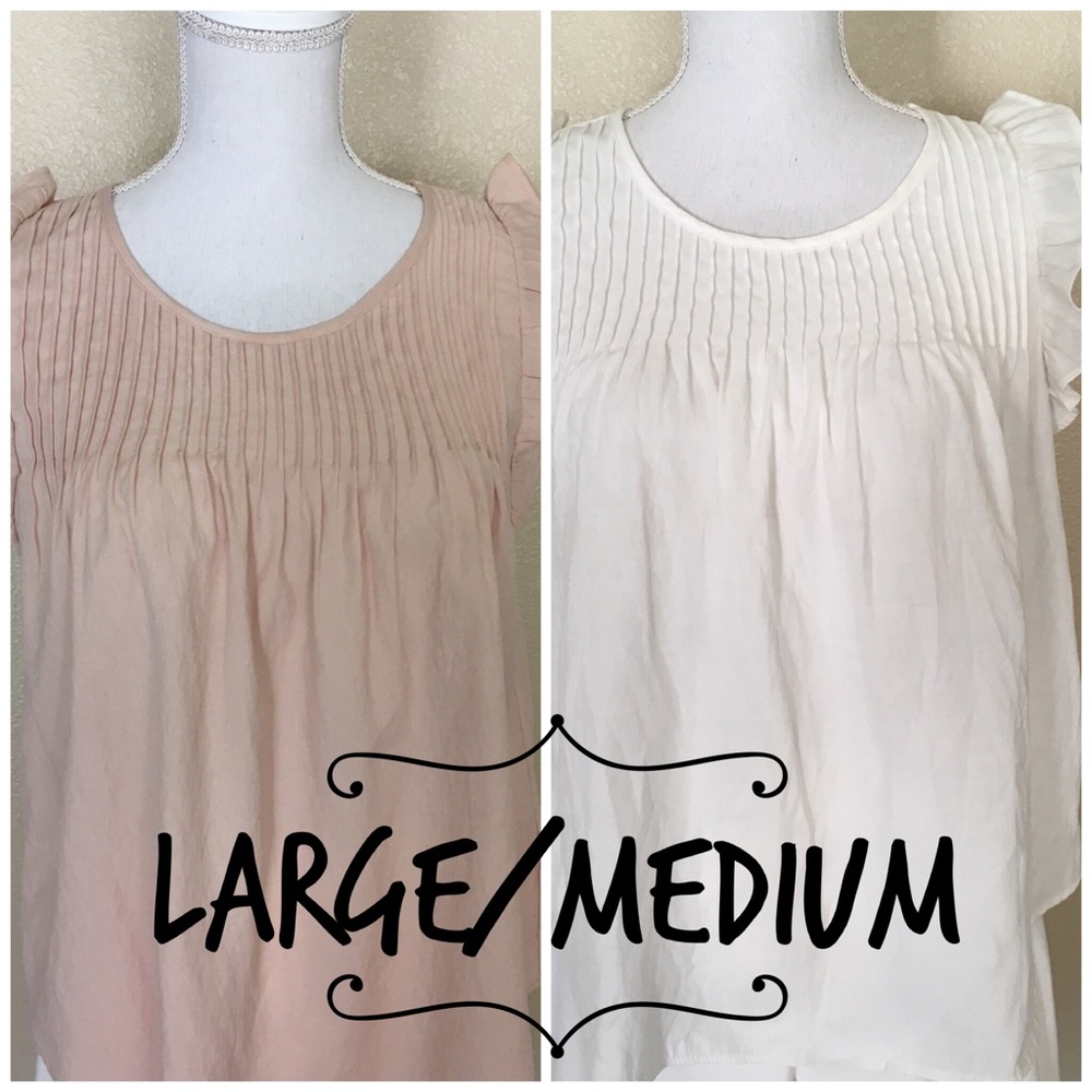 Shine Star Woman’s Ruffled V Neck tank top white M